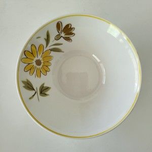 Vintage Mikasa Sunland Cera-Stone Floral Fruit Dessert  Bowl 3113-KJ Japan 1970s